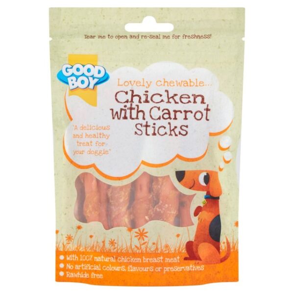 Good Boy Chicken With Carrot Sticks Dogs Treats 70g