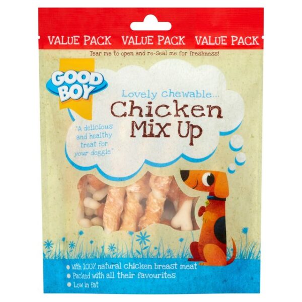 Good Boy Chicken Mix Up Dog Treats 220g