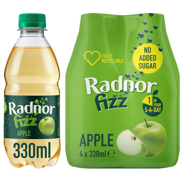 Radnor Fizz Apple 4 X 330ml British Chemist