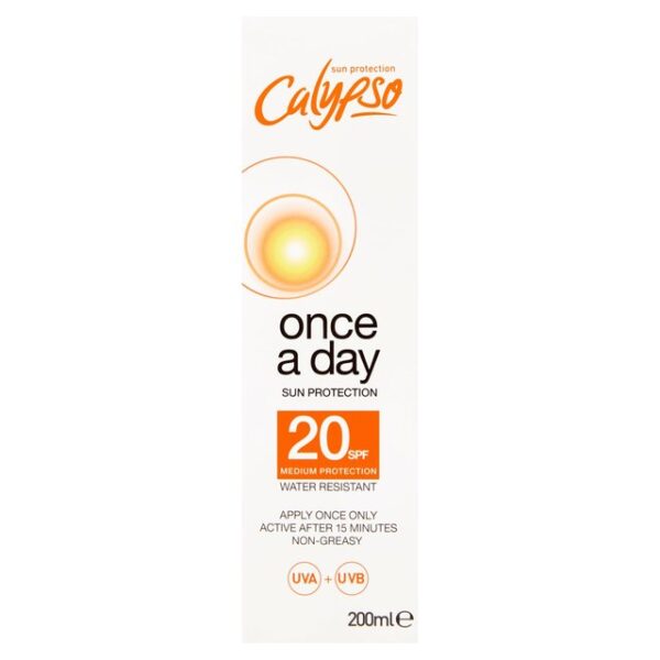 Calypso Once A Day Sun Protection S P F 20 200ml