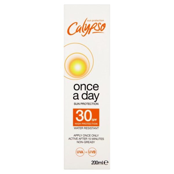 Calypso Once A Day Sun Protection S P F 30 200ml