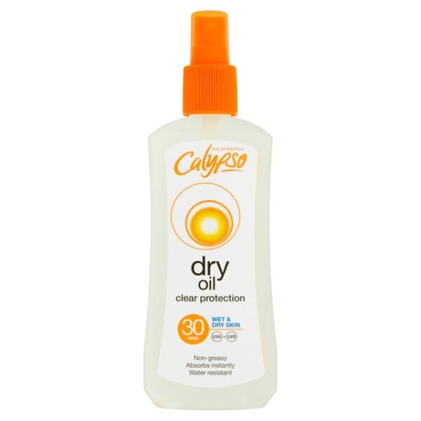 Calypso Dry Oil Clear Protection S P F 30 200ml