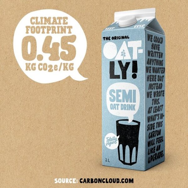 Oatly The Original Oat Drink Semi 1L