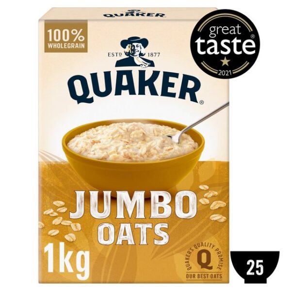 Quaker Jumbo Porridge Oats 1kg