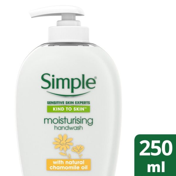 Simple Moisturising Hand Wash With Chamomile Oil 250ml