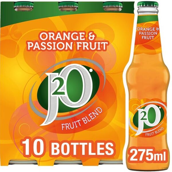 J2o Orange, Passion Fruit 10 X 275ml