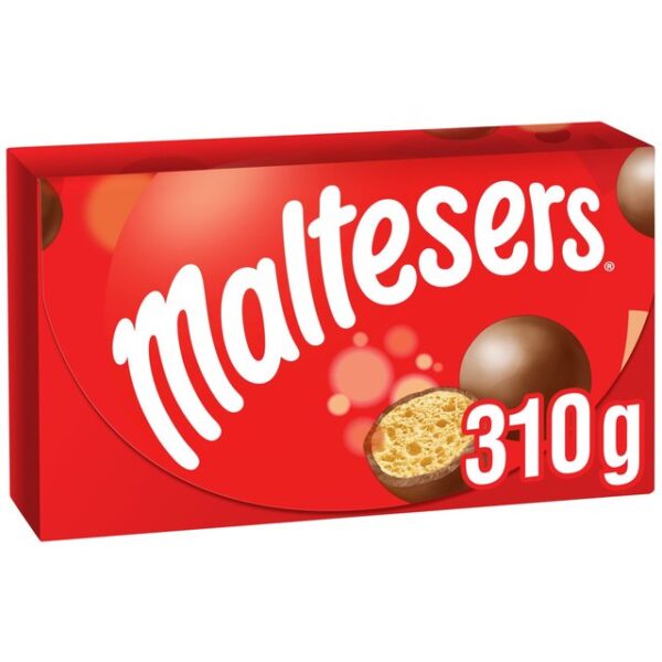 Maltesers Milk Chocolate  Honeycomb Gift Box of Chocolates Fairtrade 310g