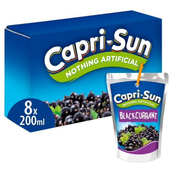 Capri-Sun Blackcurrant 8 X 200ml