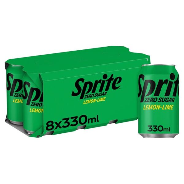 Sprite No Sugar 8 X 330ml