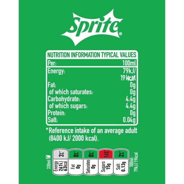 Sprite 8 X 330ml