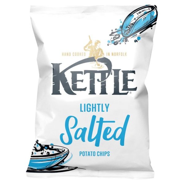 Kettle Chips Lightly Salted Sharing Crisps 130g