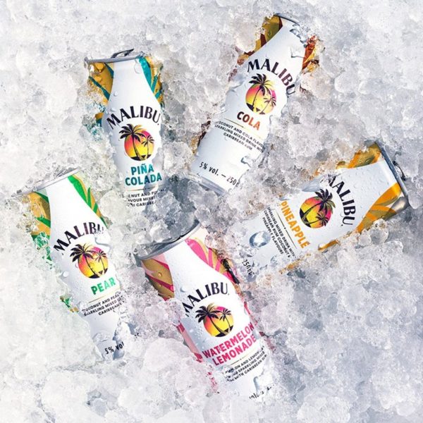 Malibu Pina Colada Pre-Mixed Can 250ml