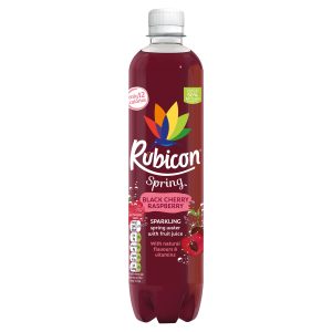 Rubicon Spring Black Cherry, Raspberry Sparkling Flavoured Water 500ml
