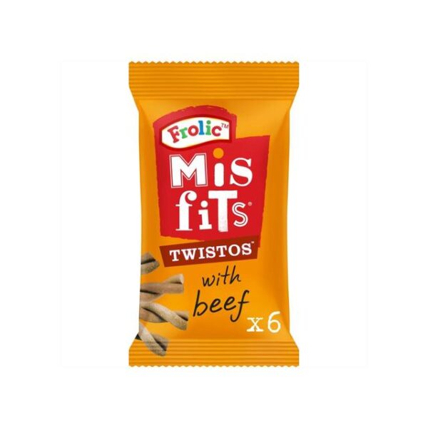 Misfits Twistos Dog Treats with Beef 105g