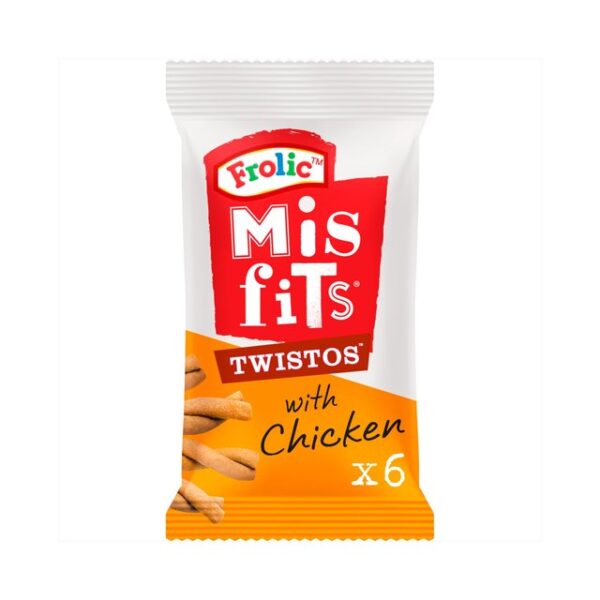 Misfits Twistos Dog Treats with Chicken 105g