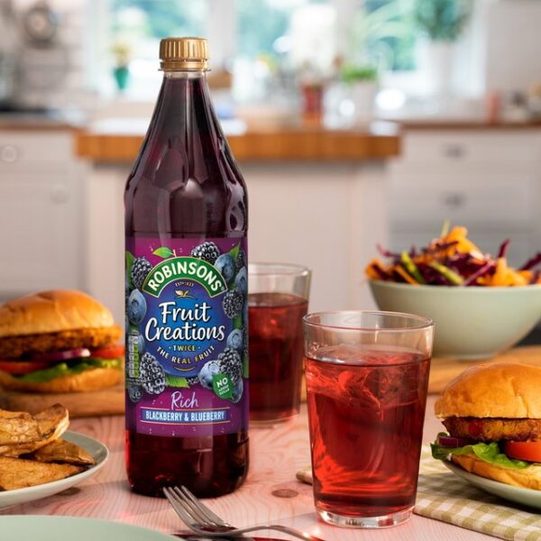 Robinsons Fruit Creations Blackberry, Blueberry Squash 1L