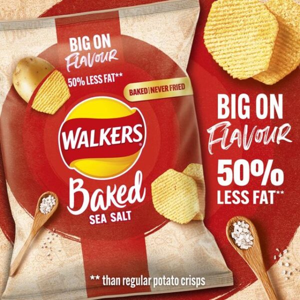 Walkers Oven Baked Sea Salt 37.5g