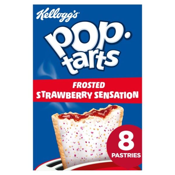 Kelloggs Pop Tarts Frosted Strawberry Sensation 380g