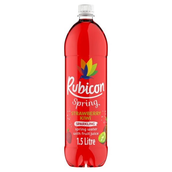 Rubicon Spring Strawberry, Kiwi Sparkling Flavoured Water 1.5L