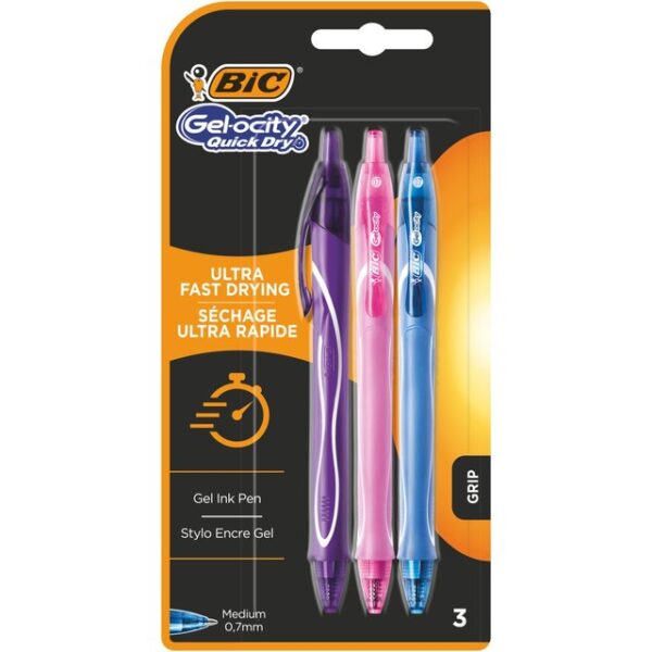 Bic Gel-Ocity Quick Dry Black Gel Ink Pen