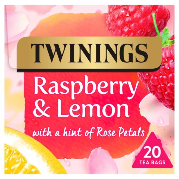 Twinings Raspberry Lemon 20 Tea Bags 40g