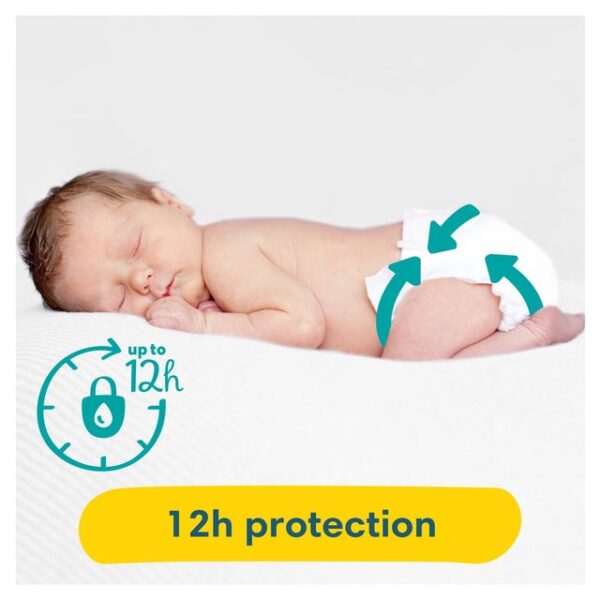 Pampers Premium Protection New Baby Size 2, 76 Nappies Jumbo+ Pack 76 per pack