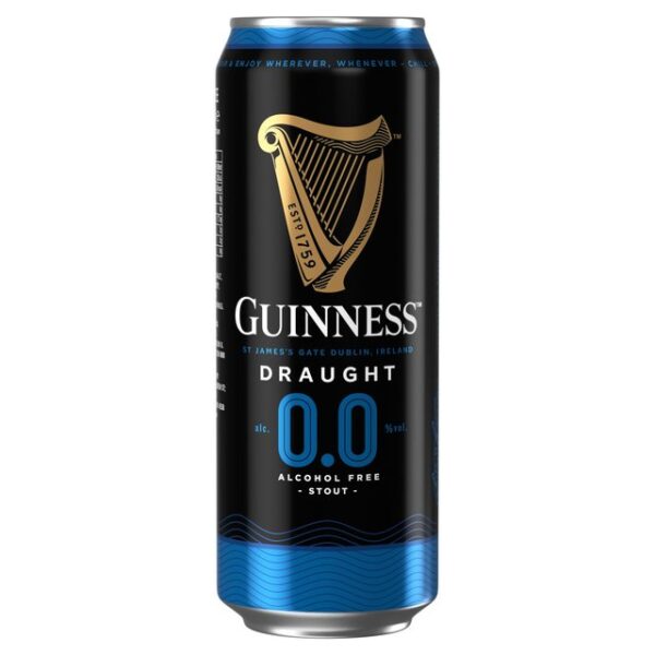 Guinness Draught Alcohol Free 4 x 440ml