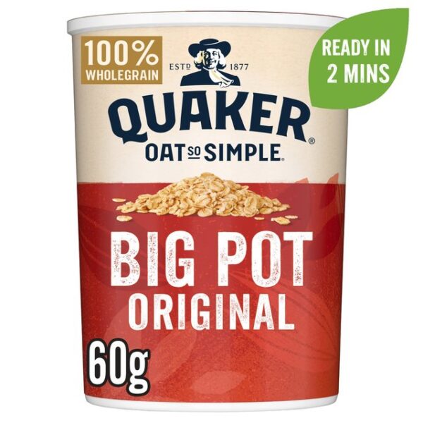 Quaker Oat So Simple Big Pot Original 60g