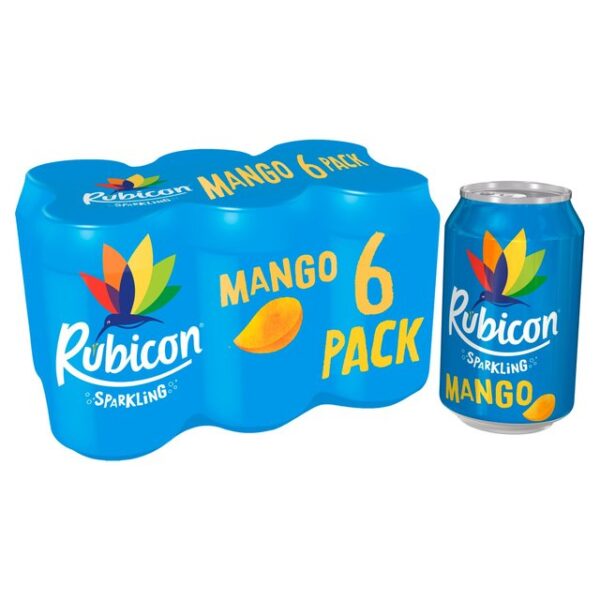 Rubicon Sparkling Mango 6 X 330ml