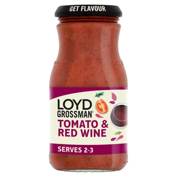 Loyd Grossman Tomato Red Wine Pasta Sauce 350g