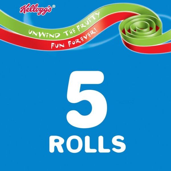 Kelloggs Fruit Winders Rolls Strawberry & Apple 17g 5 Pack