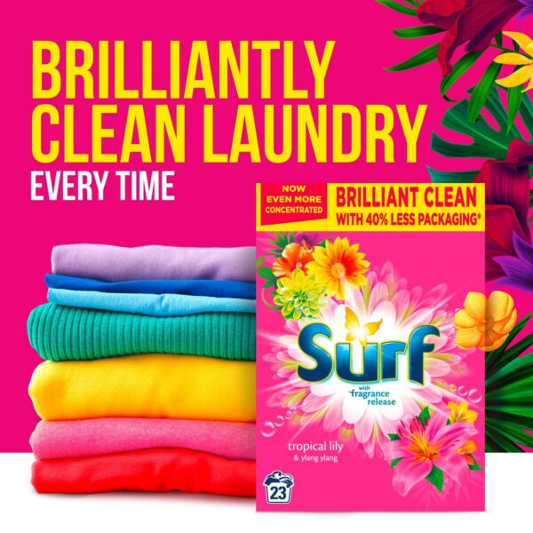 Surf Tropical Lily Washing Powder 23 Washes 1.15kg