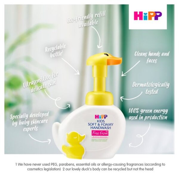 Hipp Kids Soft Foamy Handwash Duck 250ml