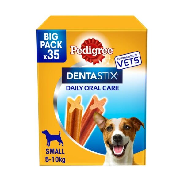 Pedigree Dentastix Daily Adult Small Dog Treats 35 x Dental Sticks 550g