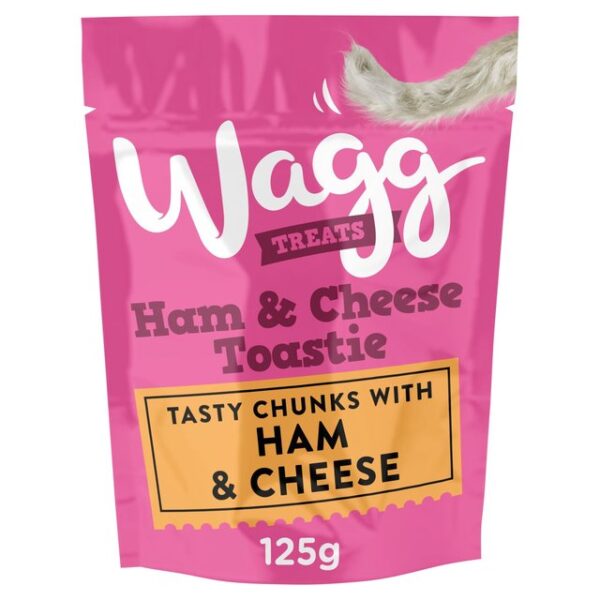 Wagg Ham Cheese Toastie Dog Treats 125g