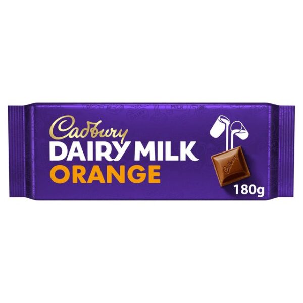 Cadbury Dairy Milk Orange 180g