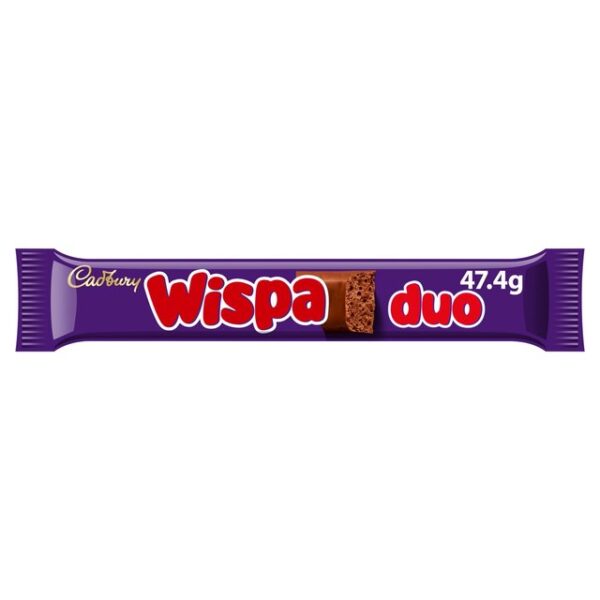 Cadbury Wispa Duo Chocolate Bar 47.4g