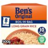 Bens Original Boil-In-Bag Long Grain Rice 8 Bags 500g