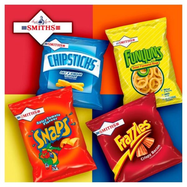 Smiths Frazzles Crispy Bacon Flavour 6 X 18g