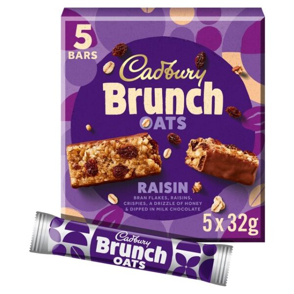 Cadbury Brunch Bar Raisin 160g