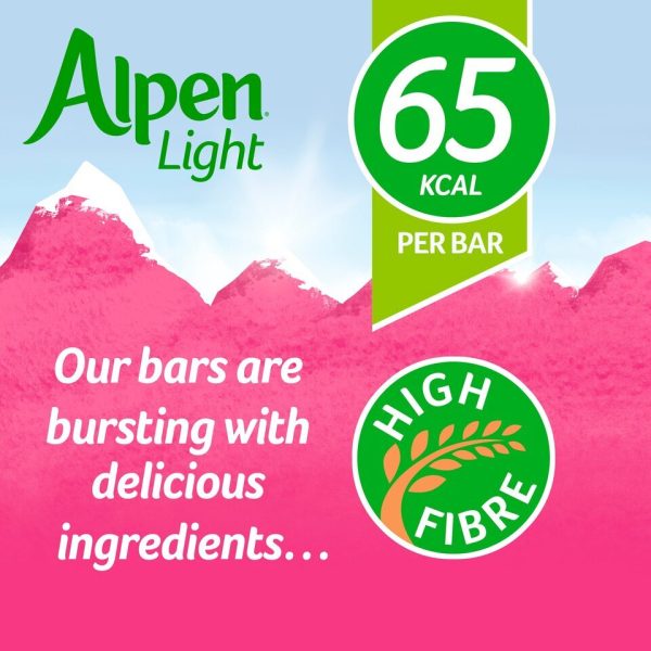 Alpen Light Cereal Bars Summer Fruits 5 x 19g