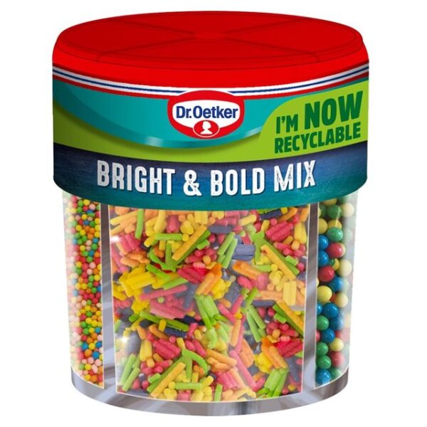 Dr Oetker Bright Bold Mix Sprinkles 109g