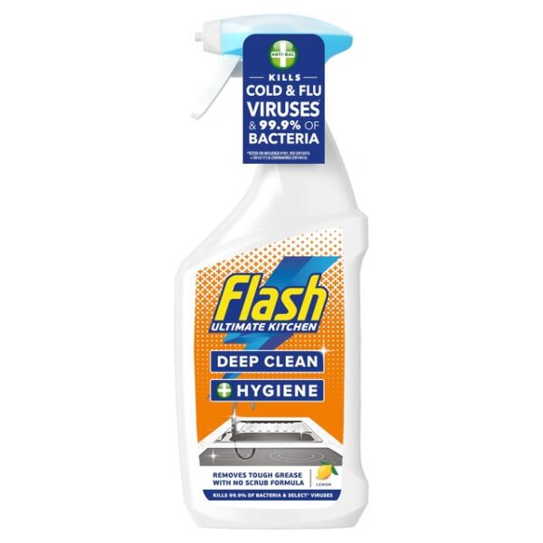 Flash Kitchen Ultra Anti-Bacterial Spray 750ml