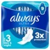 Always Ultra Day Night With Wings Size 3 9pk