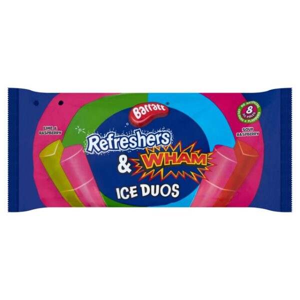 Barratt Wham & Refresher Ice Duos 640ml