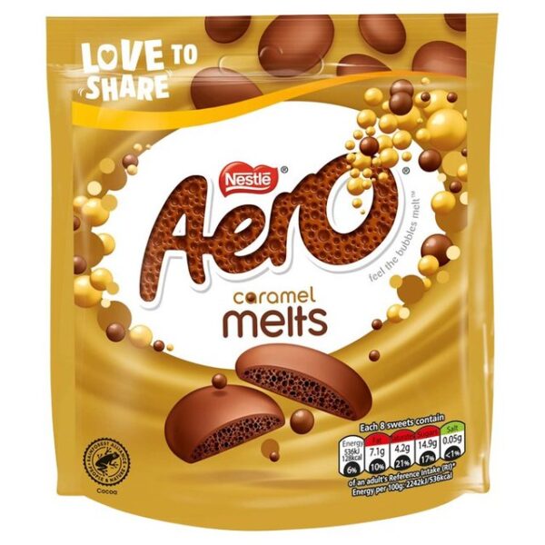 Aero Melts Caramel 86g