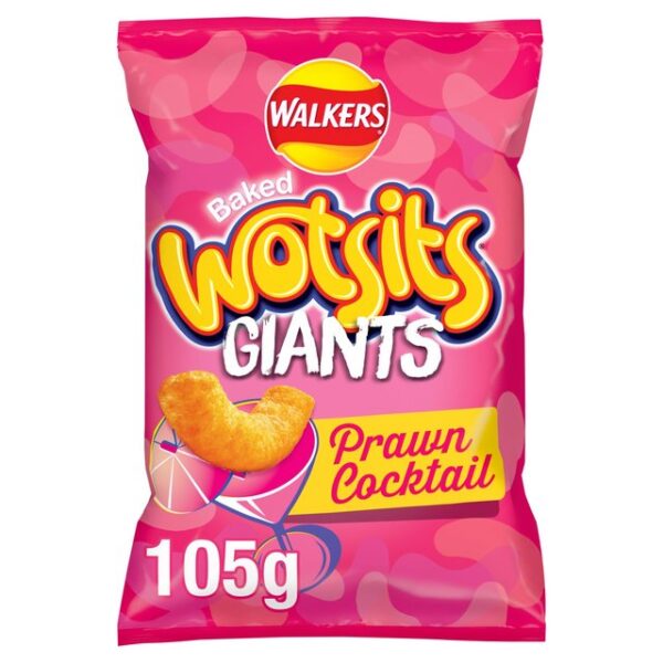 Wotsits Giants Prawn Cocktail Crisps 105g