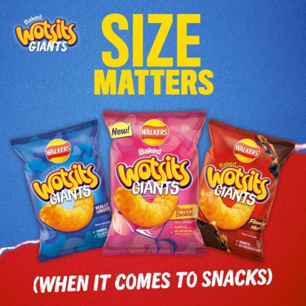 Wotsits Giants Prawn Cocktail Crisps 105g