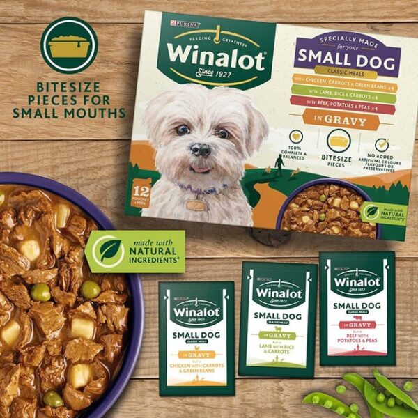 Winalot Small Dog Classic Meals In Gravy 12 X 100g