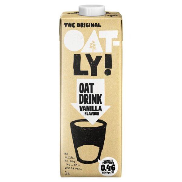 Oatly Oat Drink Vanilla Long Life 1 Litre